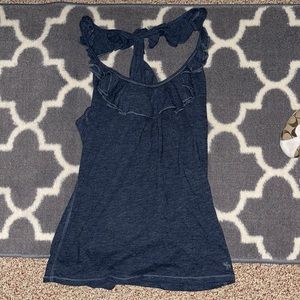 Abercrombie & Fitch Ruffle Tank Top